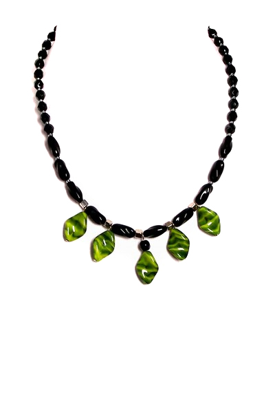 zelený náhrdelník H94-11