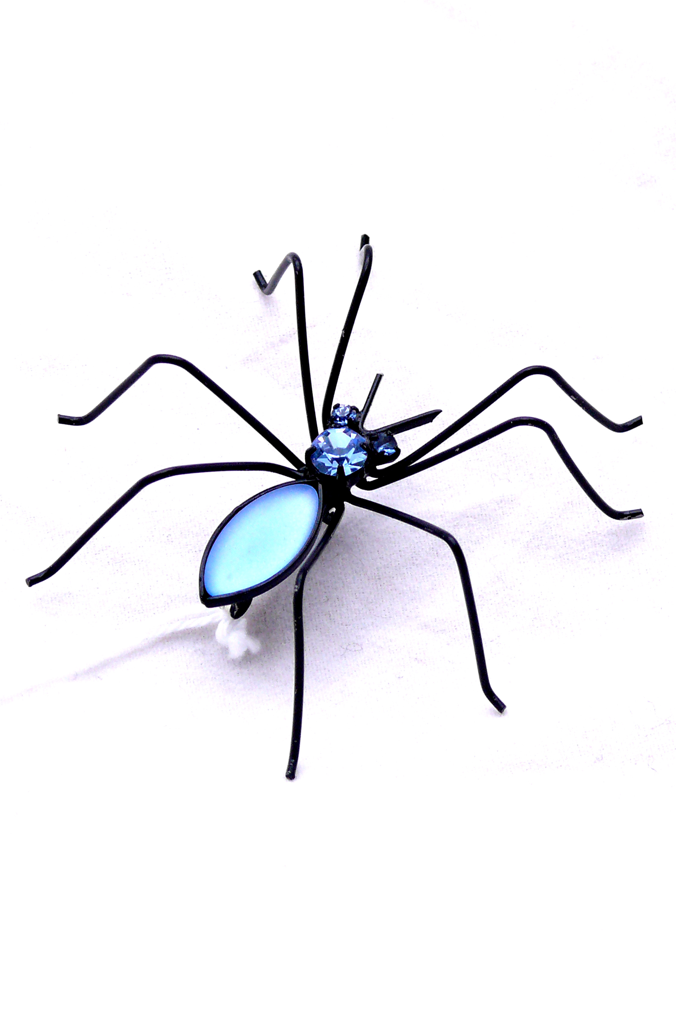modrá brož - pavouk 099105
