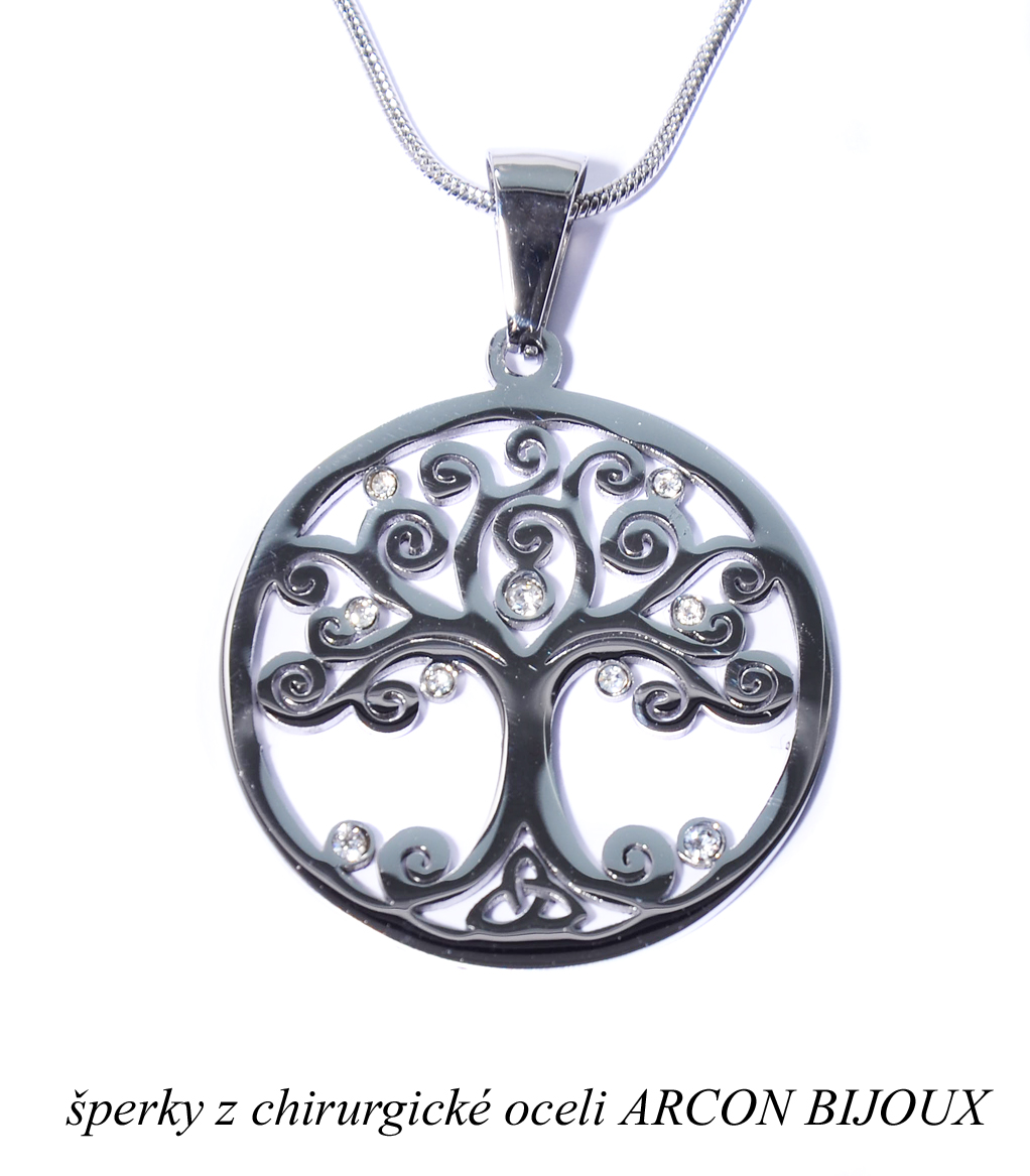 Šperky z chirurgické oceli - Strom života