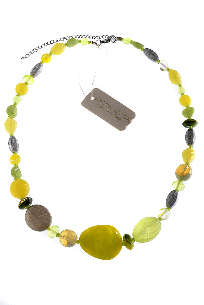Žlutý náhrdelník H823-43LL