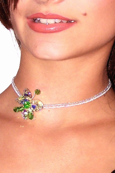 zelený náhrdelník Preciosa C-H44-41