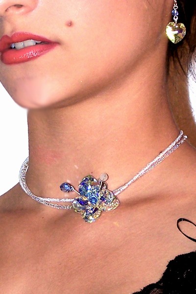 modrý náhrdelník Preciosa C-H43-41