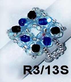 modrý prsten R3-13S