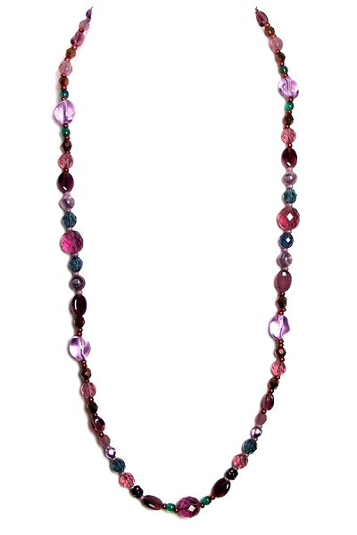 fialový náhrdelník HM5-4