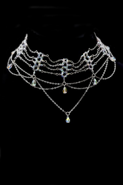 krystalový náhrdelník H610-16