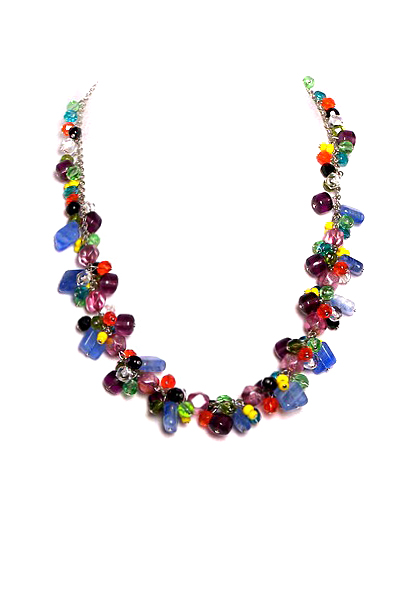 barevný náhrdelník 3H43-8
