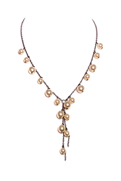 krémový náhrdelník H821-51V