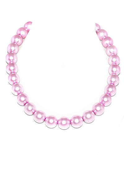 růžový náhrdelník H91-116