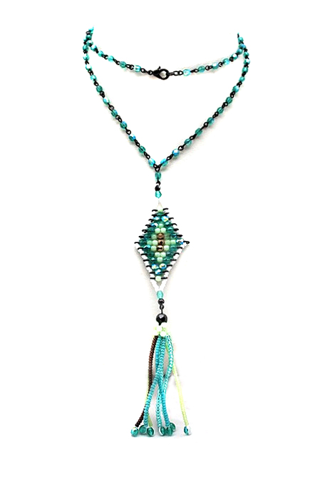 tyrkysový náhrdelník 2H96-147