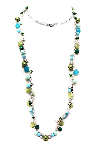 tyrkysový náhrdelník H96-158