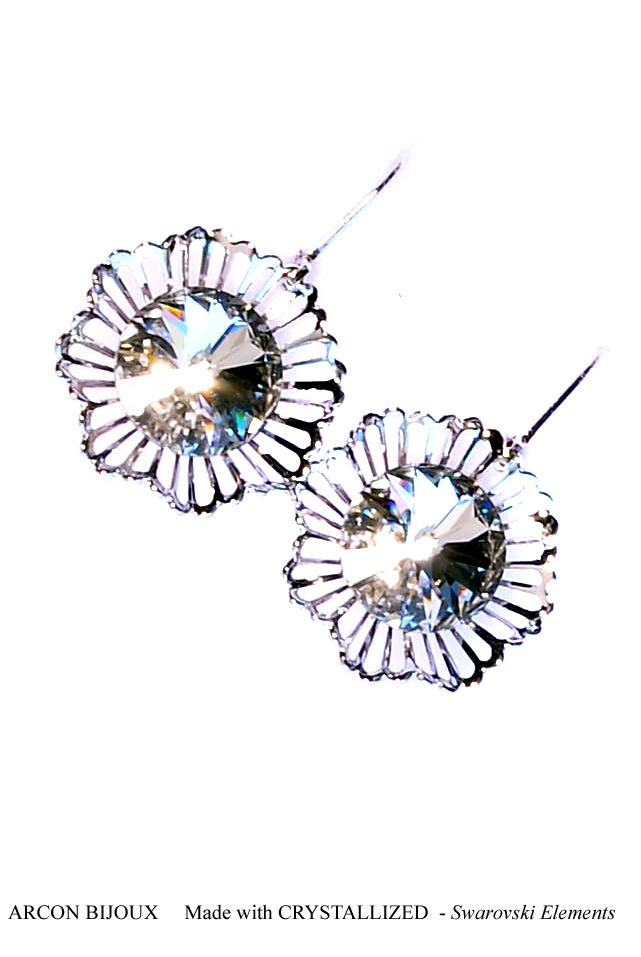 Swarovski Elements náušnice Rivoli SWU71548