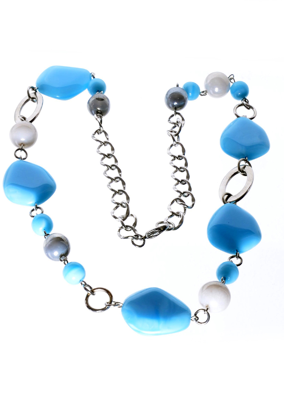 modrý náhrdelník FH93S-134
