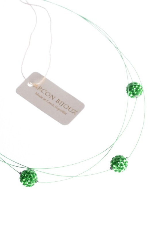 zelený náhrdelník KUL/H4