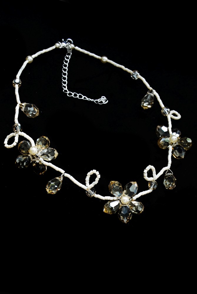 svatební náhrdelník - Preciosa crystal C21/H50