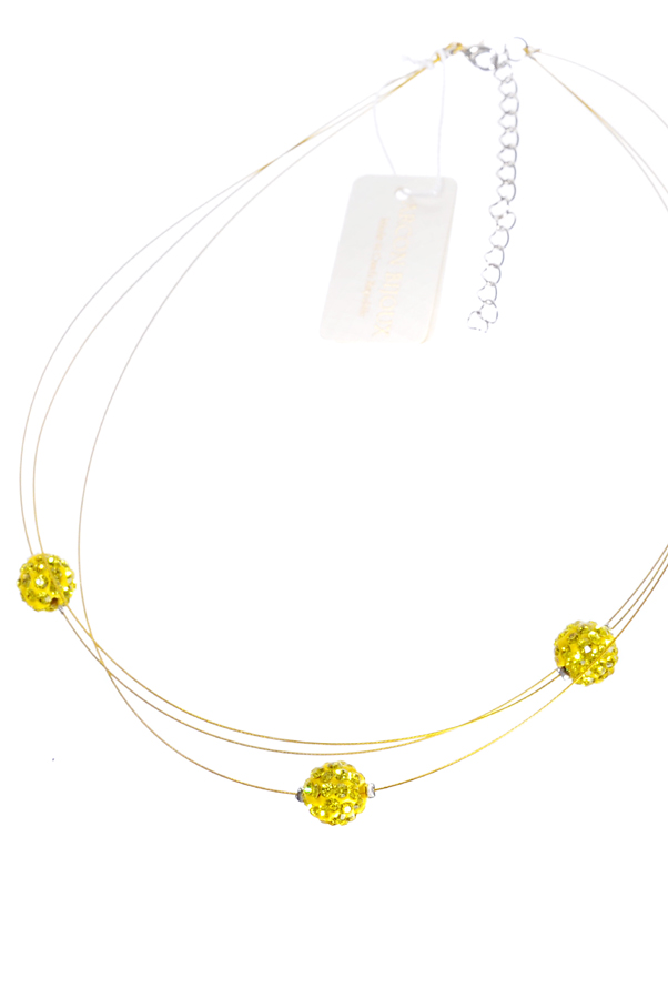 žlutý náhrdelník KUL/H23