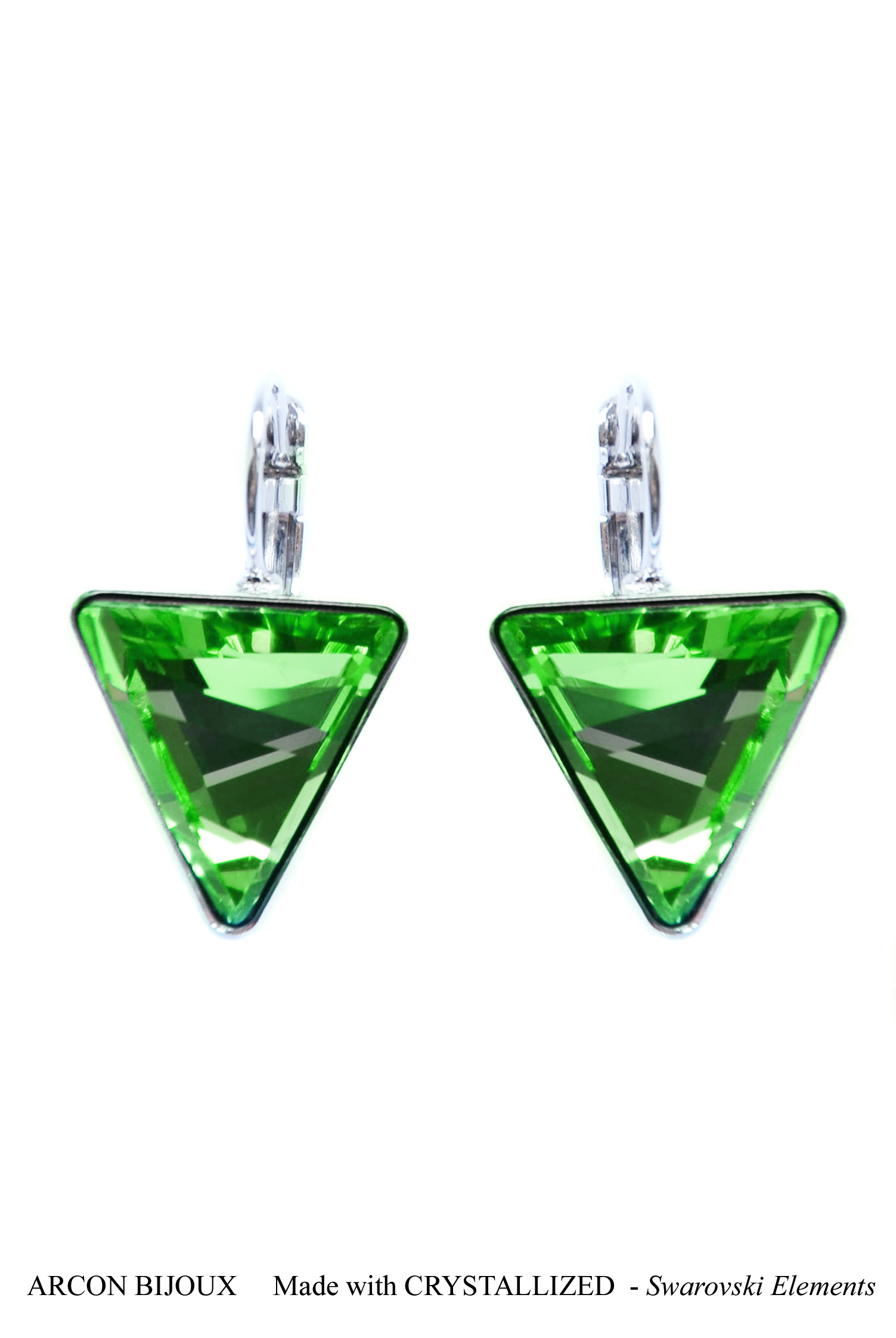 Swarovski Elements náušnice delta 15,5 mm 3SWU4-106