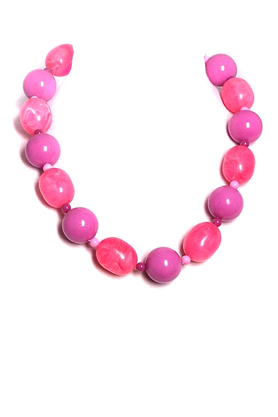 růžový náhrdelník A1-12