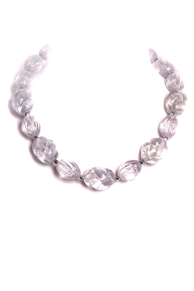 bílý náhrdelník A10-15