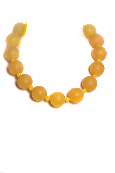 žlutý náhrdelník A2-11