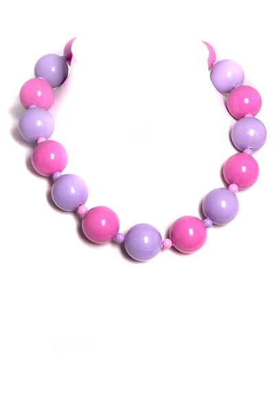 fialový náhrdelník A1X-12