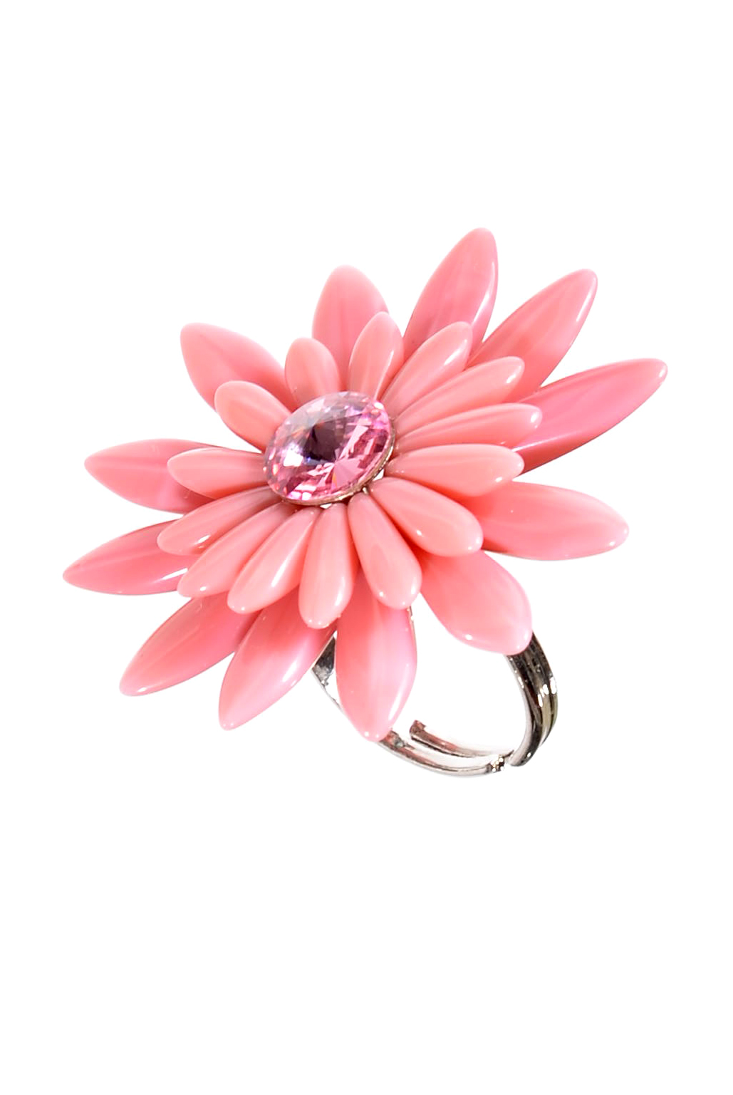 Růžový prsten s květem 