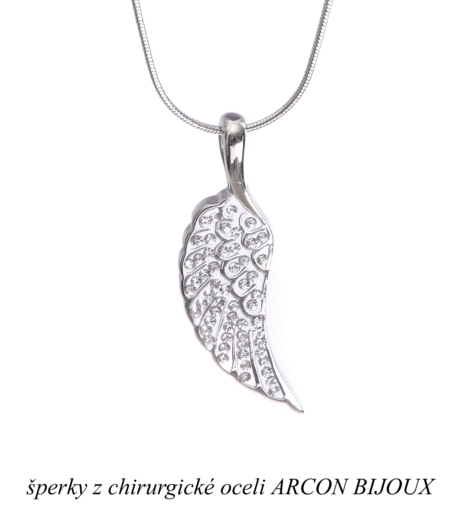  Šperk z chirurgické oceli - Andělské křídlo 