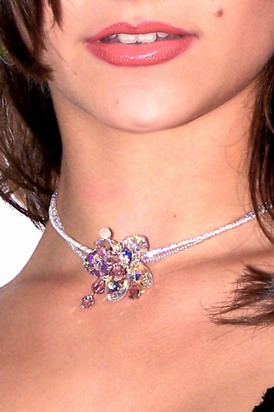fialový náhrdelník Preciosa C-H45-41