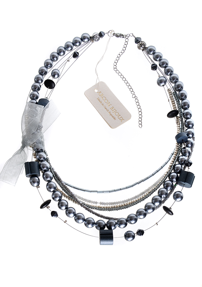 Antracitový náhrdelník H97-170