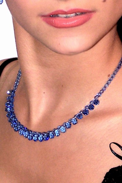 modrý náhrdelník Preciosa