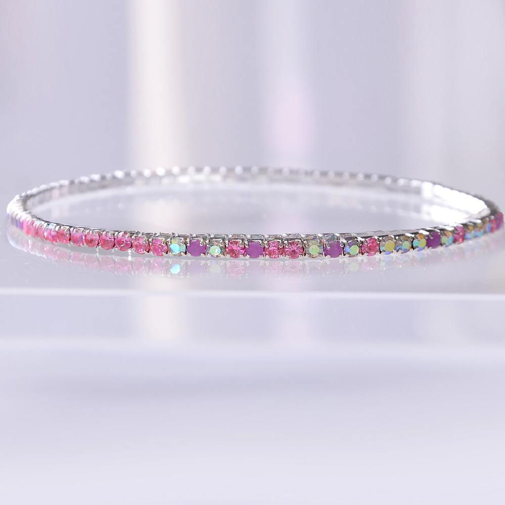 Tenisový štrasový náramek STRAS/18N