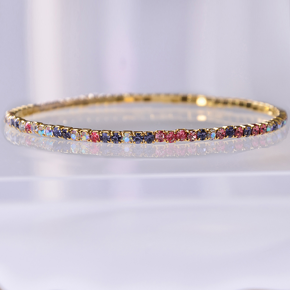 Tenisový štrasový náramek STRAS/21N