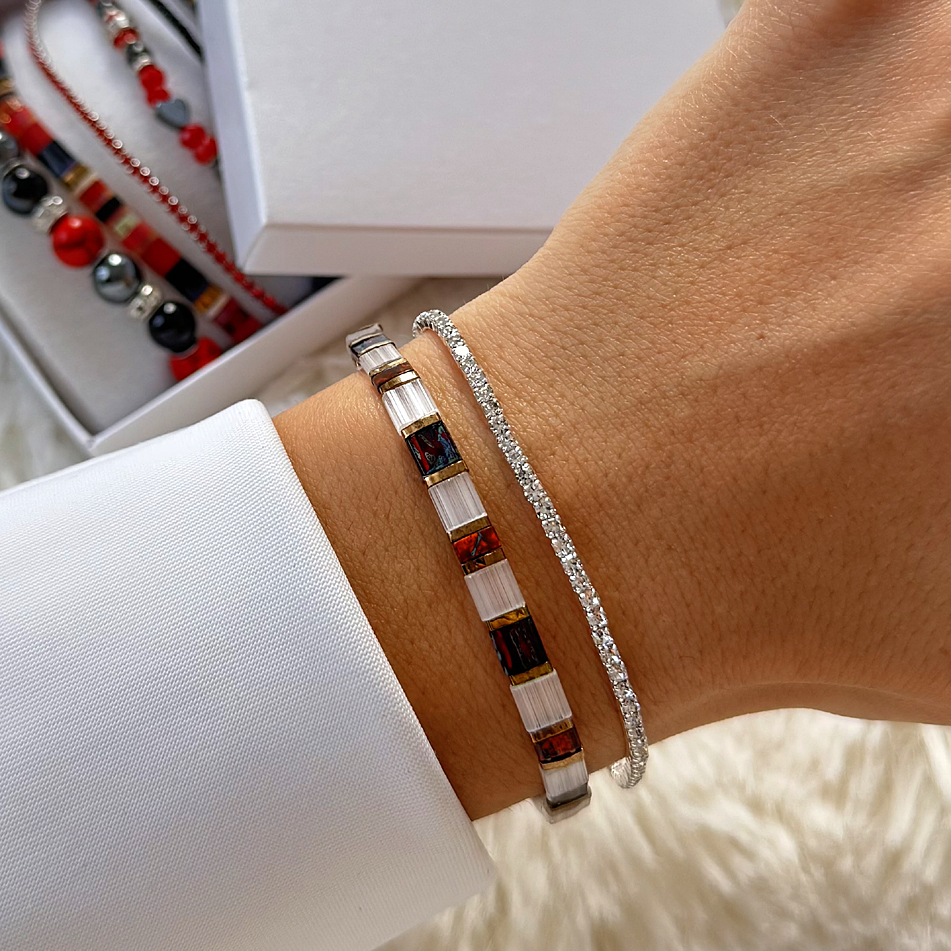 Miyuki Tila náramek 1 ks TILA/N28