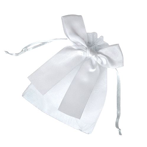 Sáček s mašličkou bílý SAC/4