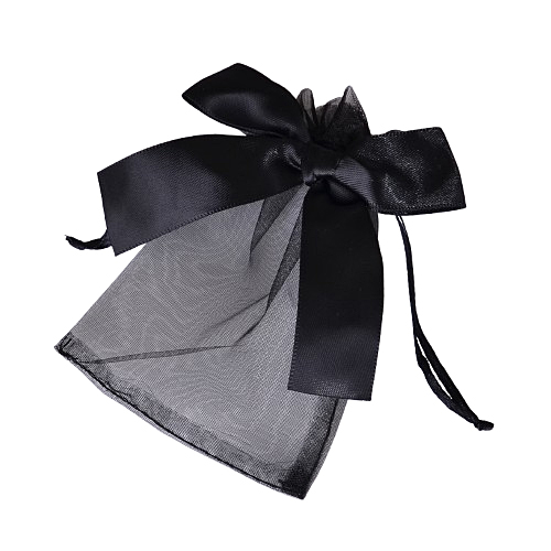 Sáček s mašličkou černý SAC/1