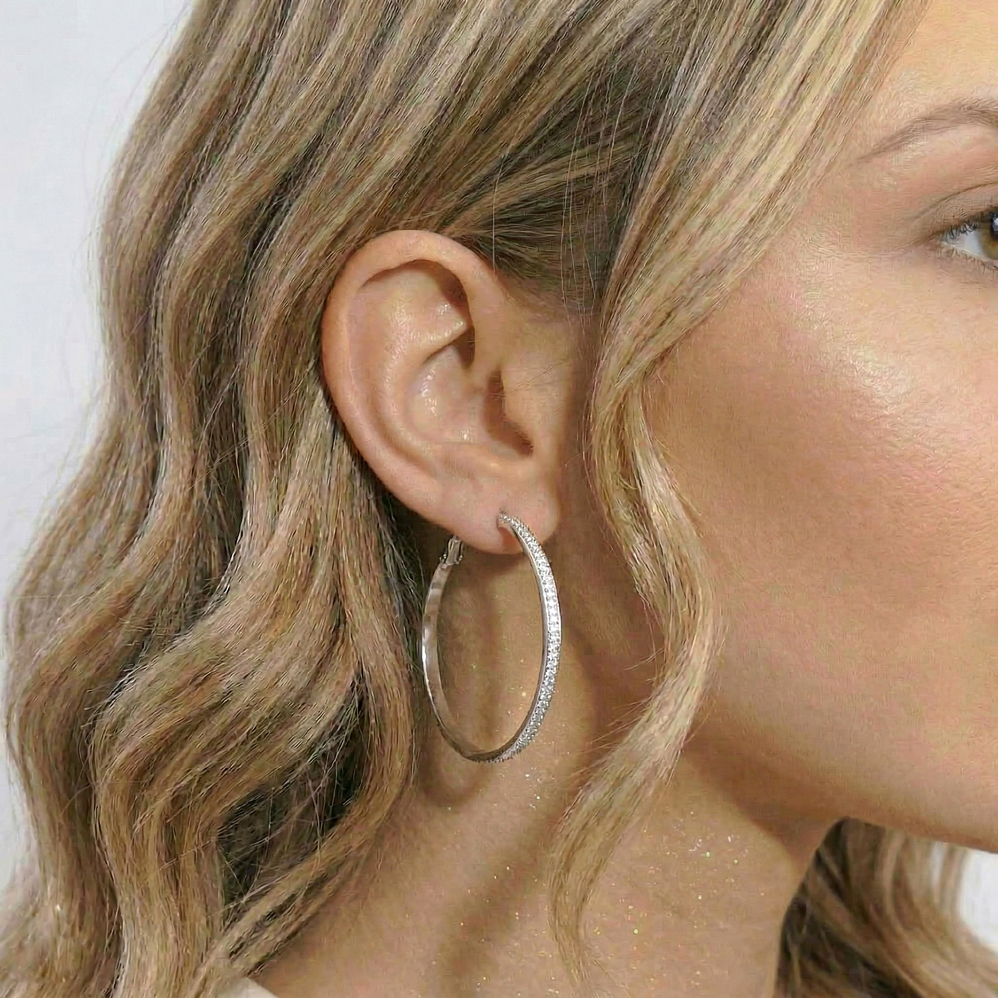 Náušnice kruhy chirurgická ocel CHOU/244