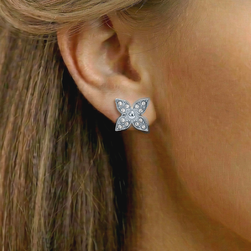 náušnice pecky z chirurgické oceli CHOU/217