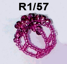 fialový prsten R1-57