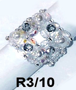 krystalový prsten R3-10