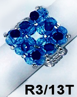 modrý prsten R3-13T
